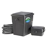 Pontec 51226 PondoClear Set 4000 - Mehrstufiges Filtersystem aus Durchlauffilter und UVC-Einheit (7 Watt) / Komplettset, Blau