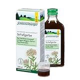 Schoenenberger - Schafgarbe naturreiner Heilpflanzensaft - 1x 200 ml Glasflasche - freiverkäufliches Arzneimittel - bei leichten krampfartigen Magen-Darm-Beschwerden