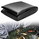 PE Flüssige Teichfolie 2 x 2 m, 0.2 mm Stärke Teichfolien Schwerlast, Flexible Teichfelle Teichfolie, Wasserdichte Fischteichfolie, Undurchlässigkeit Pond Liner für Gartenteich, Brunnen, Wasserfall