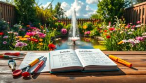 Teich-Pflegekalender