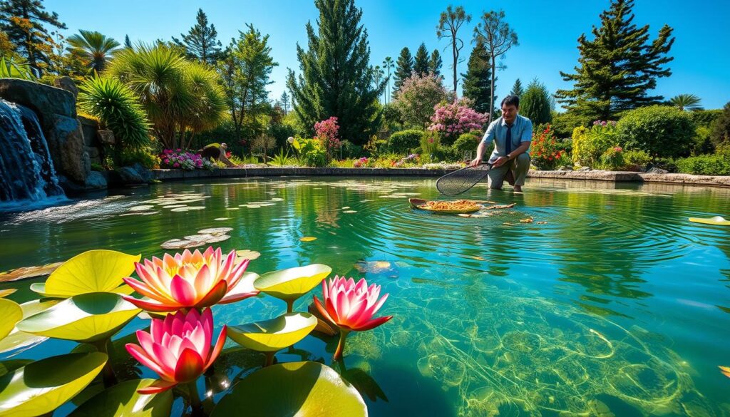 Teich reinigen wann Teich reinigen wann